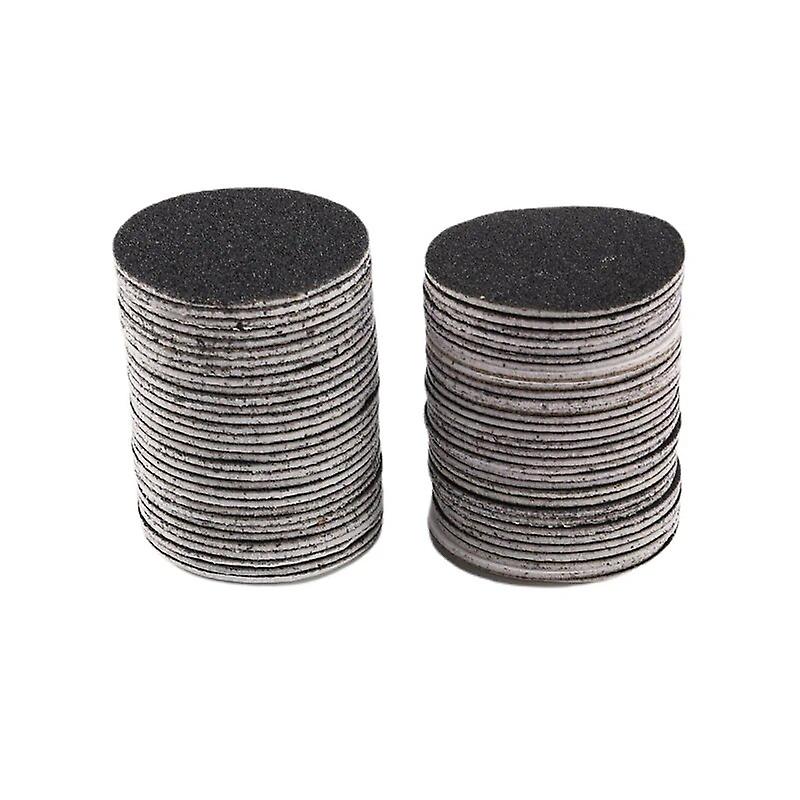 60pcs Replacement Sandpaper Discs for Electronic Foot Heel Scraper Tool~25182