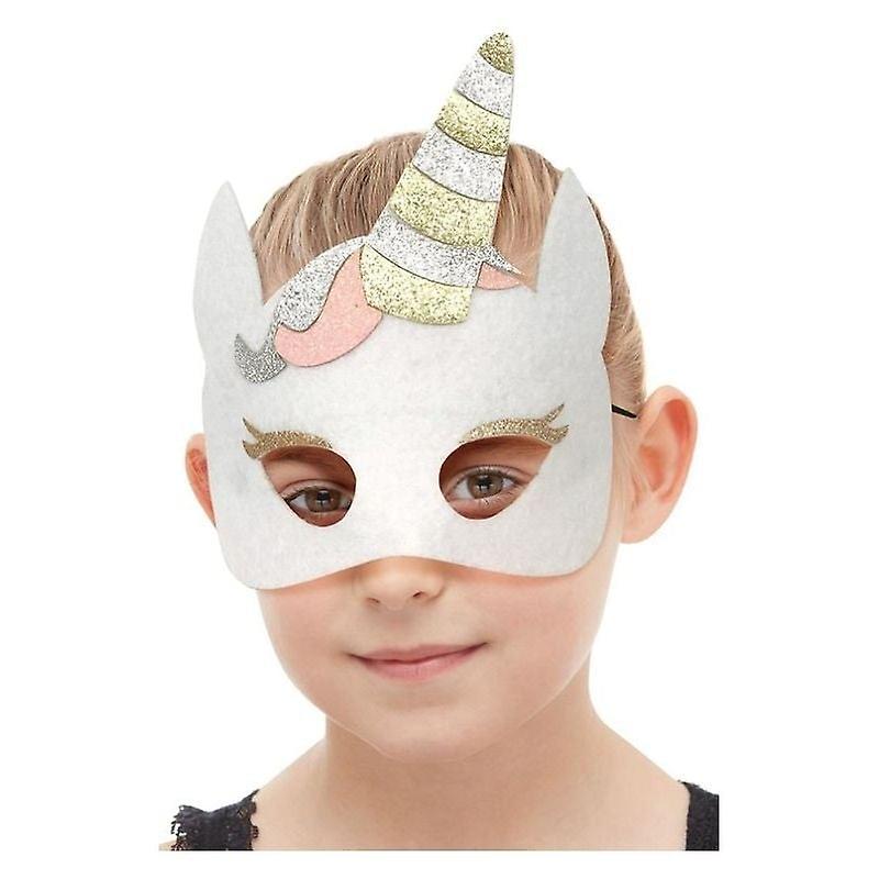 Mascarilla de fieltro unicornio 70269