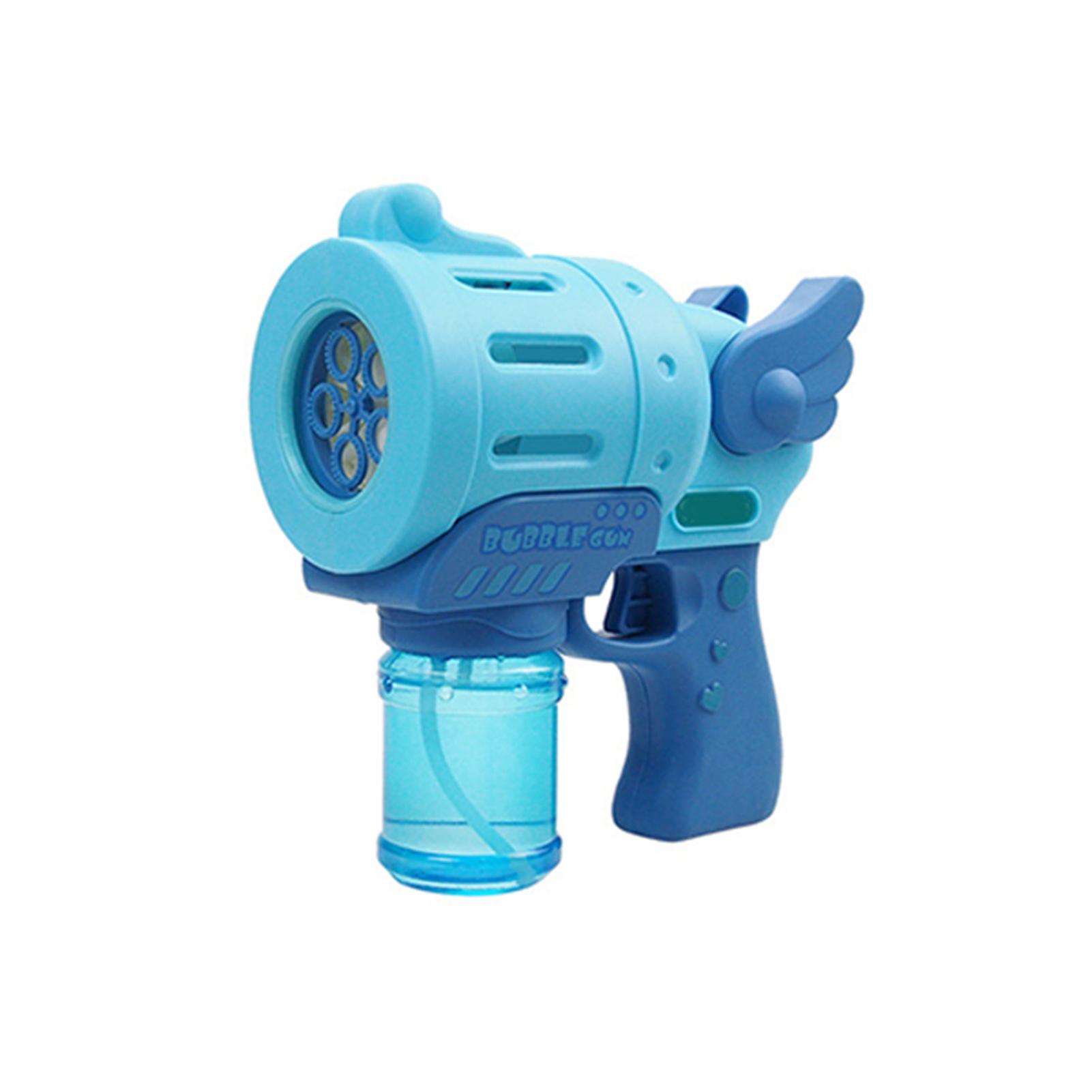 Bubble Machine with A Bubble Bottles for Kids Bubble Blower with 5 Holes Summer Toy Outdoors Activity Birthday Gift