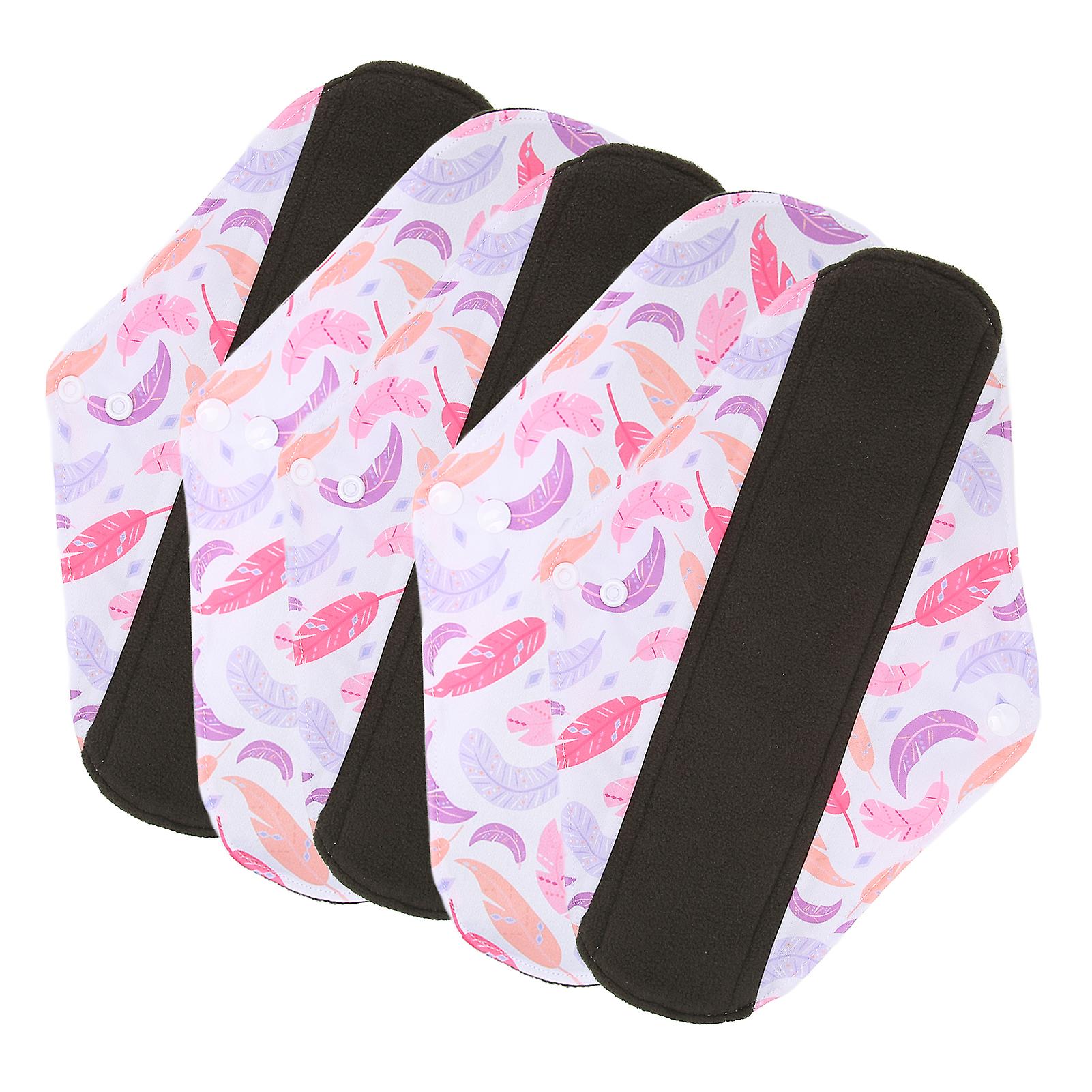 5Pcs Reusable Sanitary Napkins Good Water Absorption Washable Recyclable Women's Daily Necessities for HomeG65