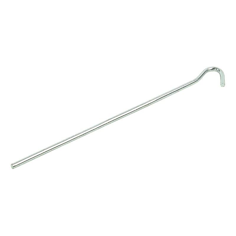 Tent peg 22cm metal with open eye
