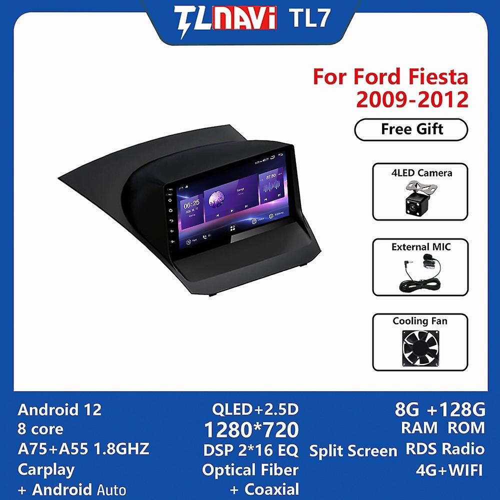 Car navigation is suitable for Ford Fiesta 2012 8+128G
