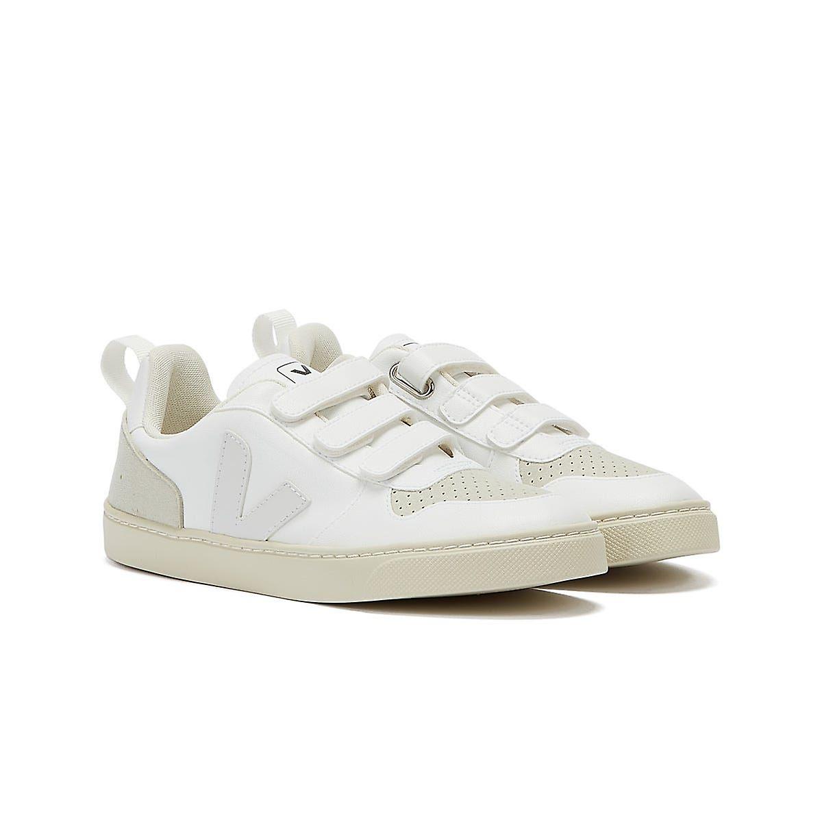Veja V - 10 Vegan Junior White/Natural Trainers