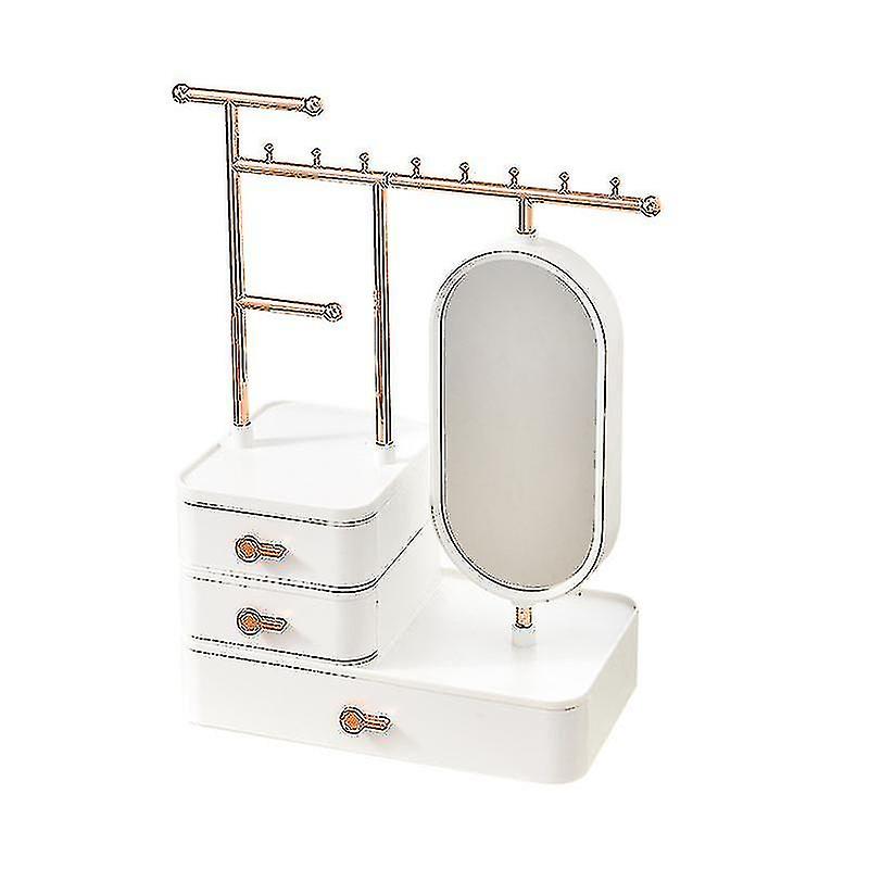 الإبداعية متعددة الوظائف سطح المكتب مستحضرات التجميل مجوهرات تخزين مربع