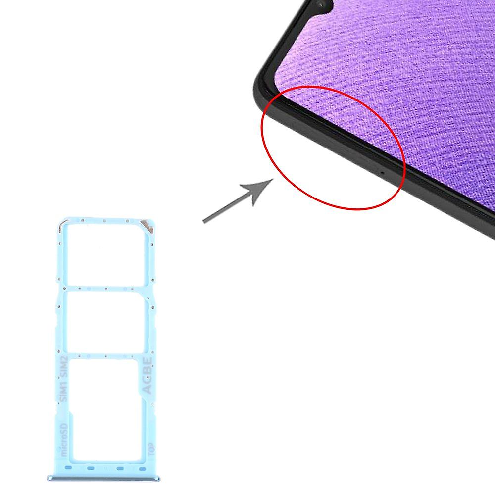 Sim Card Holder for Samsung Galaxy A32 A325 Blue Card Tray Micro SD