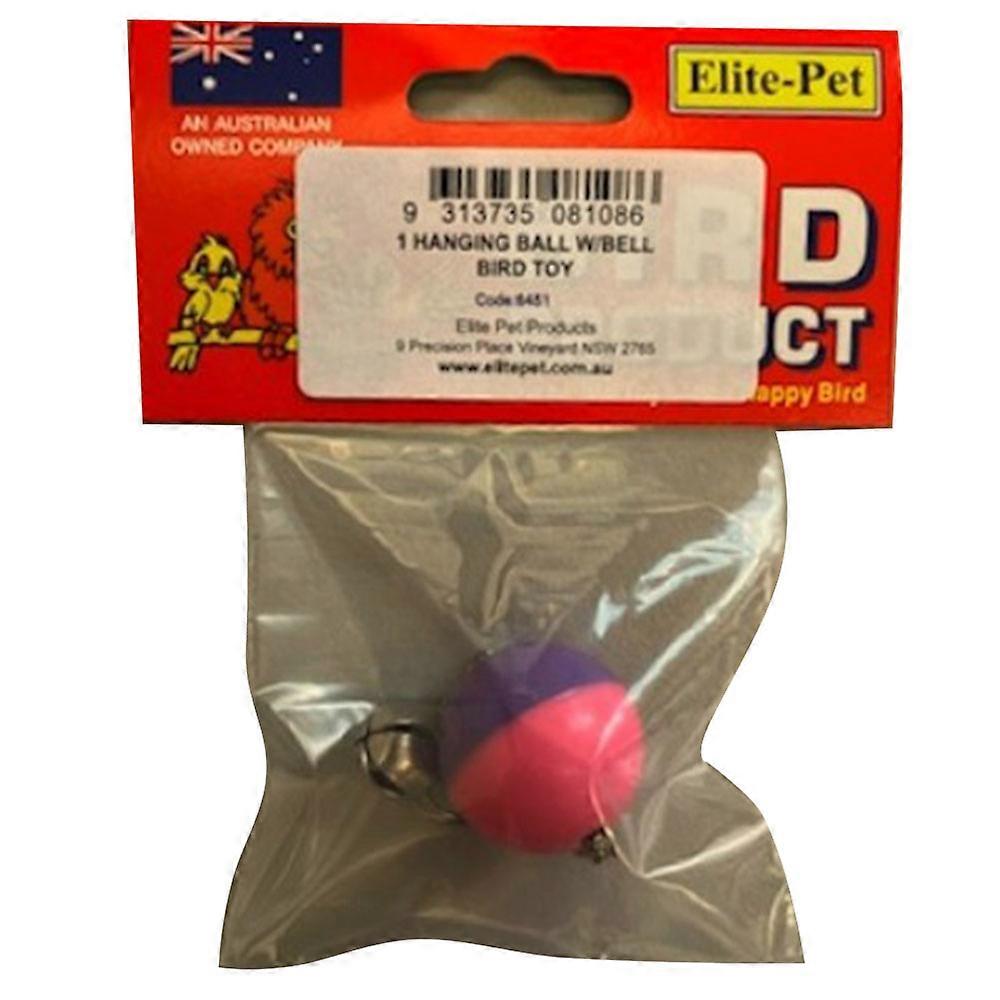 High Quality Durable Elite Pet Hanging Ball with Bell Toy for Birds
