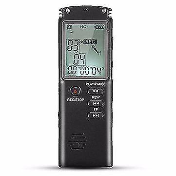8gb Portable Rechargeable Lcd Digital Audio Voice Recorder Dictaphone With Mp3