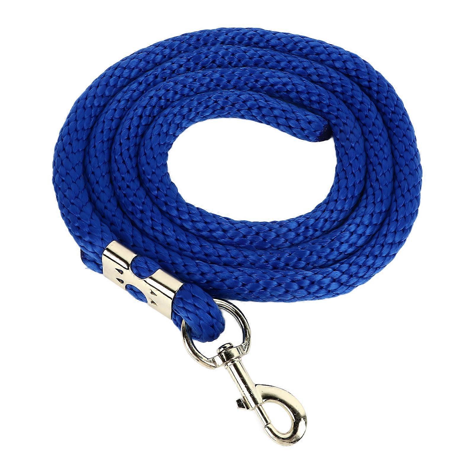 Horse Lunge Line with Snap Heavy Duty High Tensile Horse Training Rope for Training Competition and Daily Traction 6.6ft Royalblue