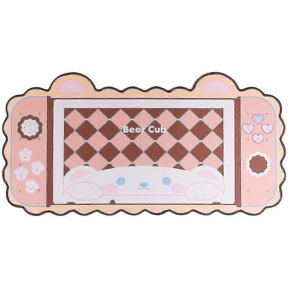 Cute Bear Mouse Pad 80x40cm Computer Desktop Pad Non-slip Thick