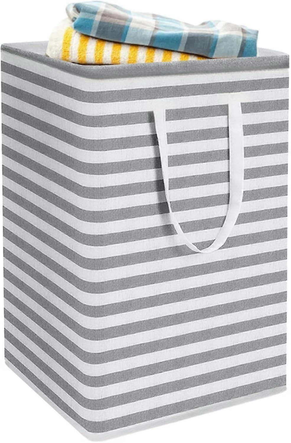 1PCS Laundry Baskets 75L, Collapsible Laundry Hamper With Easy Carry Extended Handles