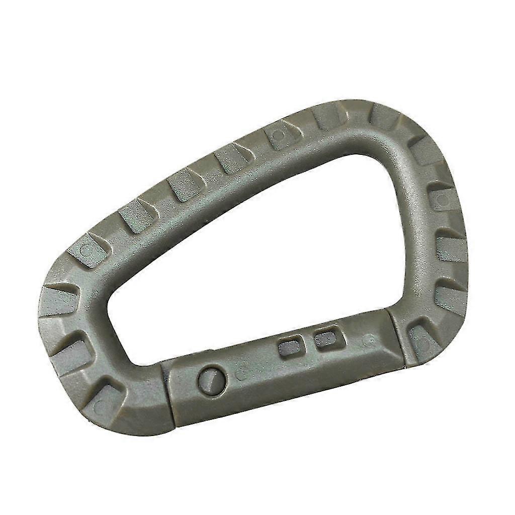 Hiking Poles Ring Mountaineering Carabiner With Alloy Lock Outdoor Safety Buckle Climbing
