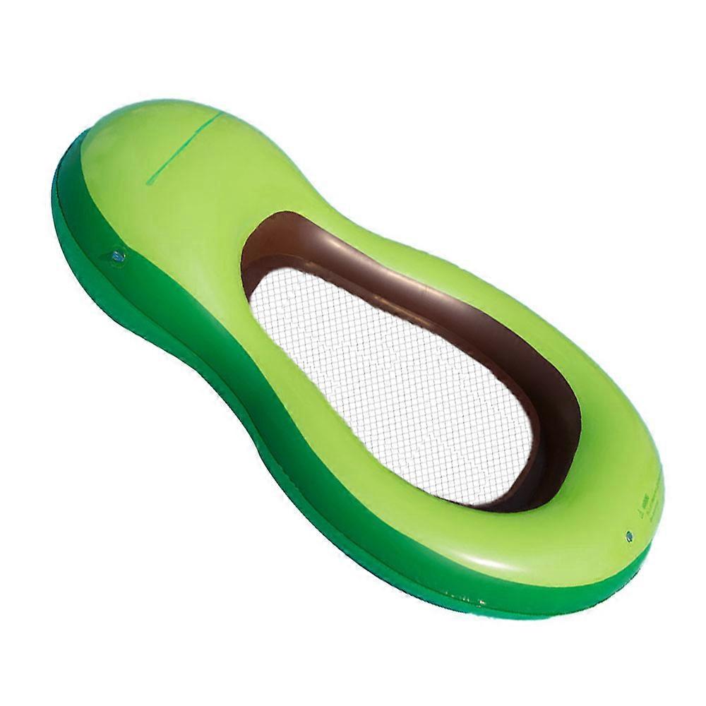 Funny Avocado Shape Pool Floats for Adults Inflatable Floating Row for Summer Pool PartyNEW9