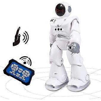 Robô de brinquedo OBEST com controle remoto, robô inteligente com controle por gestos, brinquedo educativo de robótica com controle remoto que dança, canta e anda. Ideal para presentear.