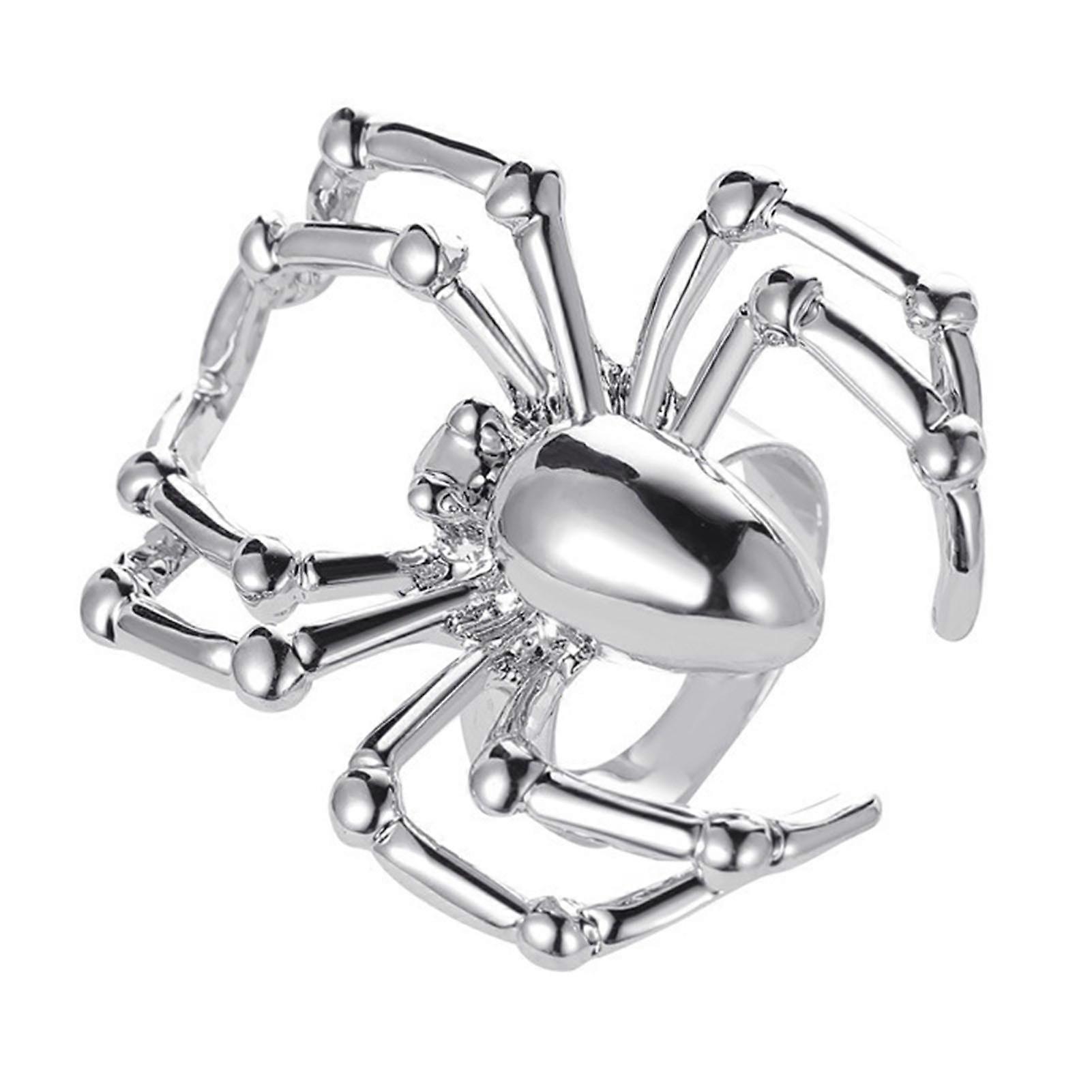 Adjustable Halloween Simulation Ring Exaggerate Your Style with Delicate Minimalism Tricky Personality Ring