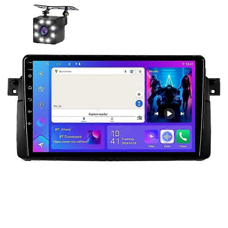 Android 14 Car Radio For BMW 3-Series 3 Series E46 1998-2006 Auto Multimedia Player Stereo