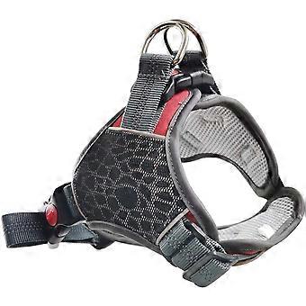 Reflective Non-Traction Dog Harness, Nylon Adjustable Chest Strap For Small Medium