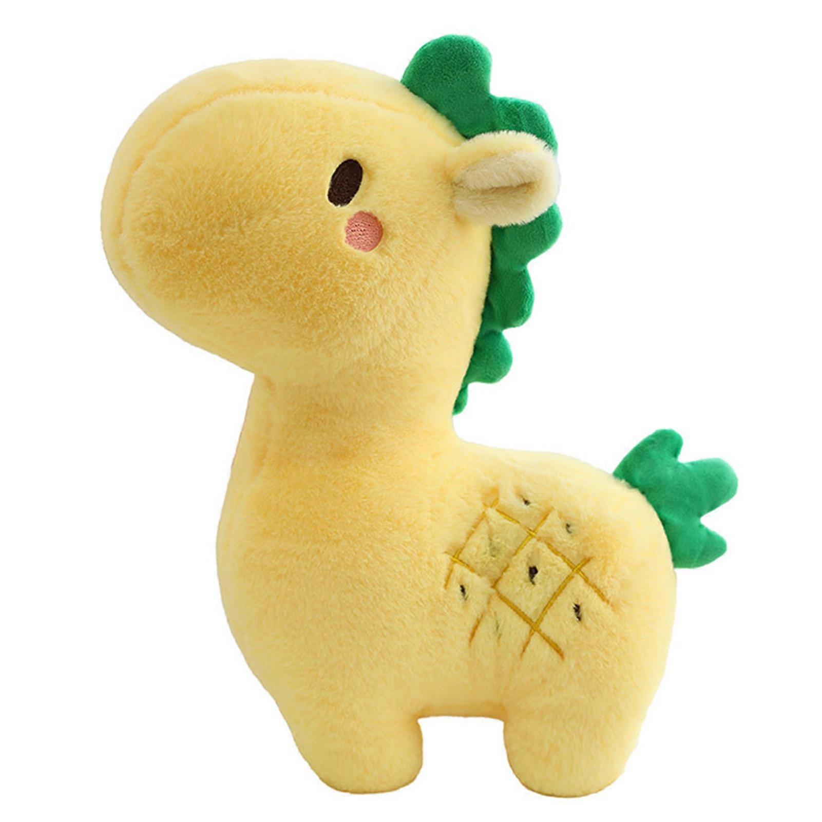 Adorable Pineapple Deer Stuffed Doll Plush Toy Lovely Soft Plushies Pillow Cushion Plush Doll for Kids Baby Comforting Gift