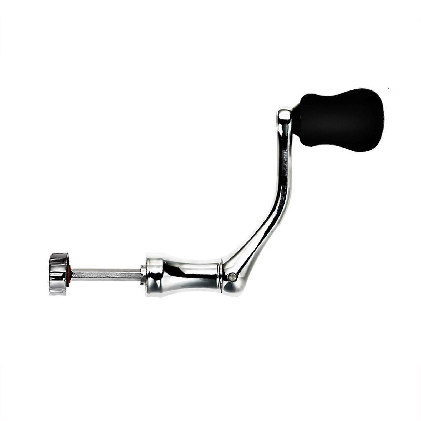 Foldable Metal Crank Handle with Polishing and Oxidation Treatment For Fishing Reel Assembling