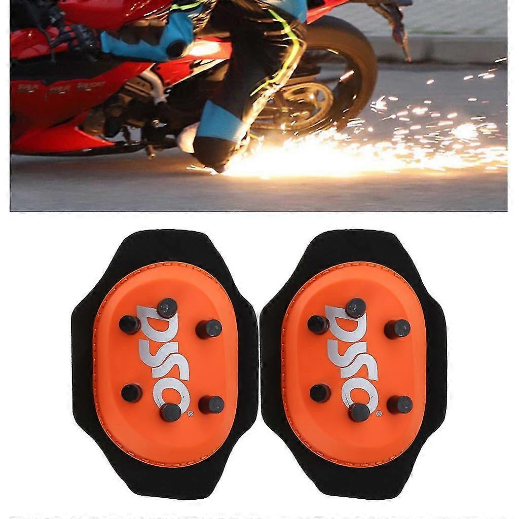 دراجة نارية الركبة منصات المنزلق شرارة طحن الركبة حقيبة حامي مع زر 10/20