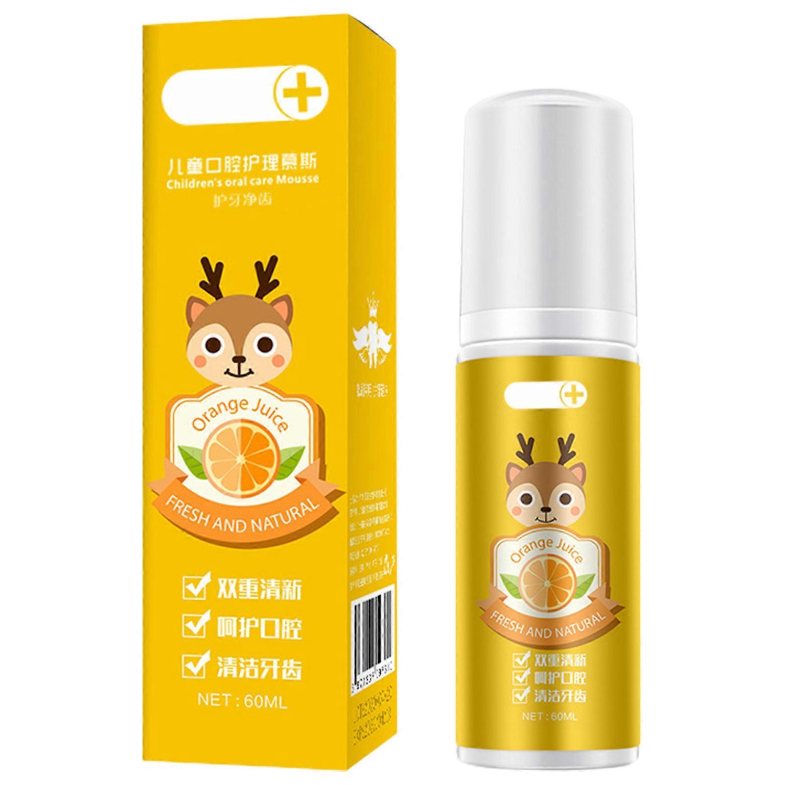 Kids Deep Cleaning Mousse Toothpaste Breath Fresh Foam 360 Cleaning Teethpaste