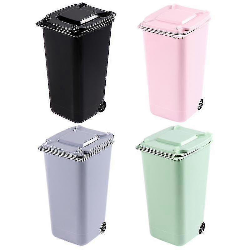 4pcs Mini Garbage Can