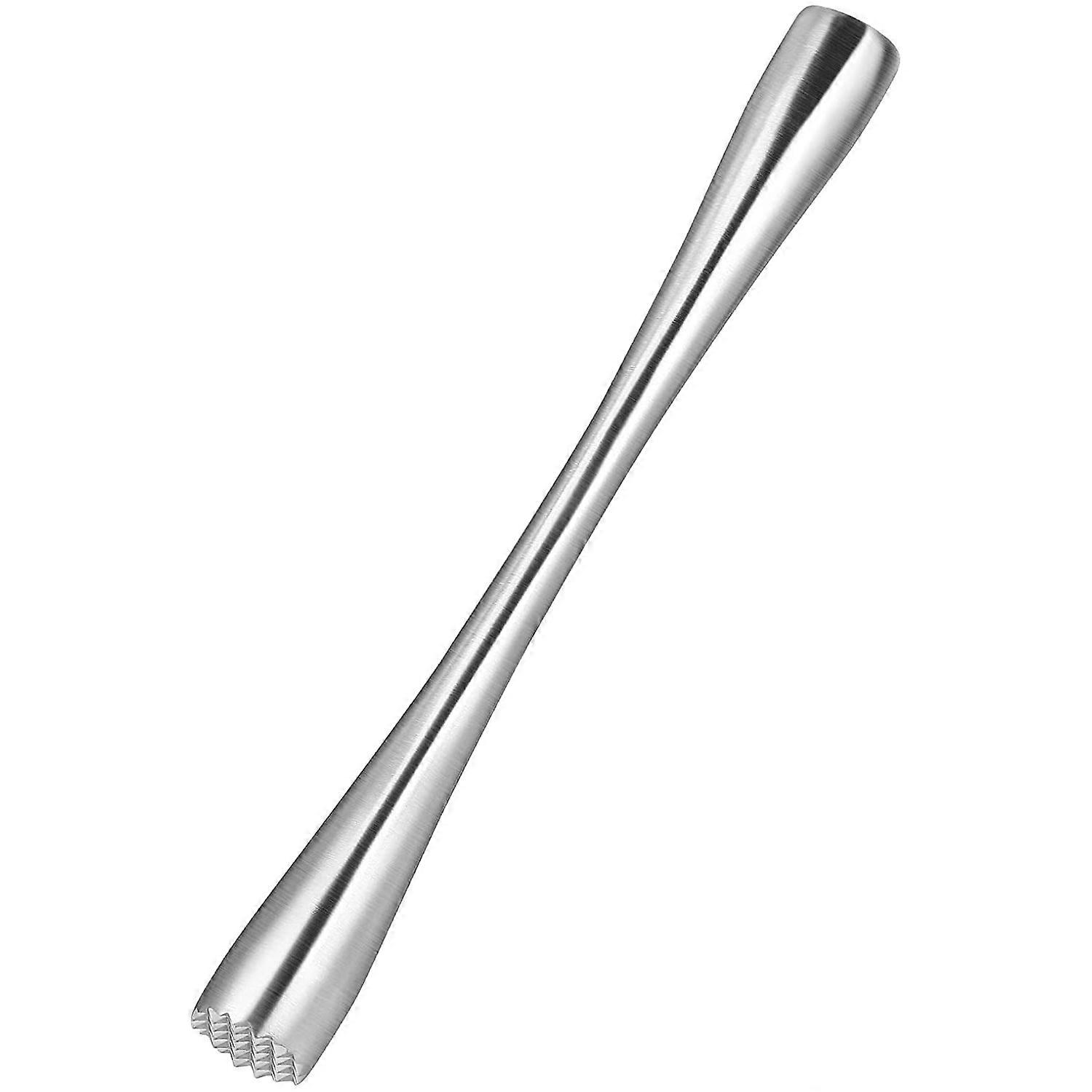 Cocktail Muddler Stainless Steel Lemon Masher Cocktail Muddler Ice Masher for Fresh Fruit Spice Ice