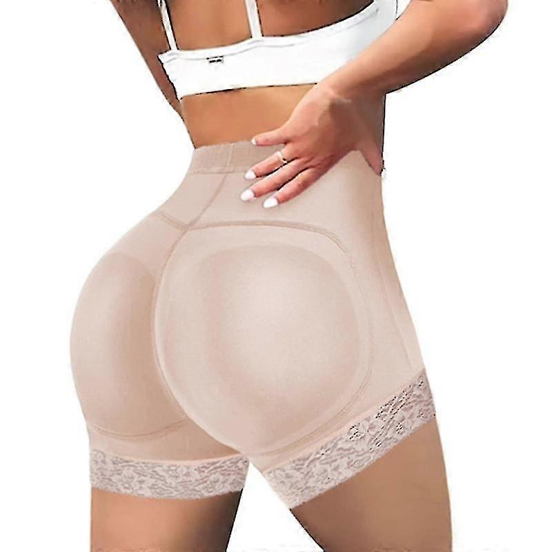 Kadın Vücut Şekillendirici Yastıklı Popo Kaldırıcı Külotlu Popo Kalça Güçlendirici Sahte Bum Shapwear Briefs Push Up Şort