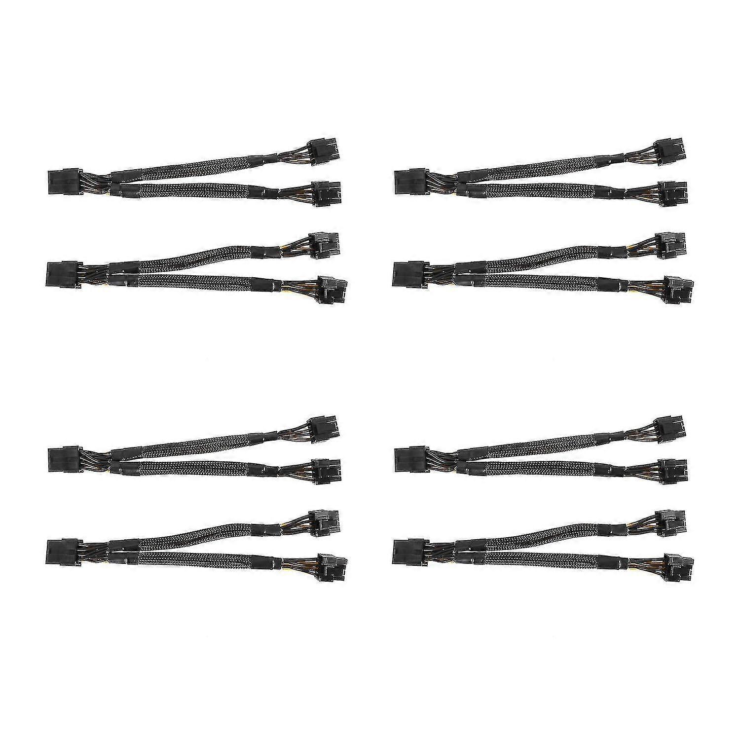 16pcs Gpu Pcie 8 Pin Fe To Dual 2x 8 Pin (6+2) Pci Adapter Bed Y-splitte