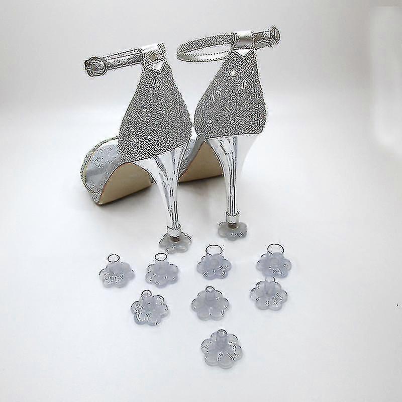 5 Pairs Of Clear High-heeled Protection Heel Repair Cap