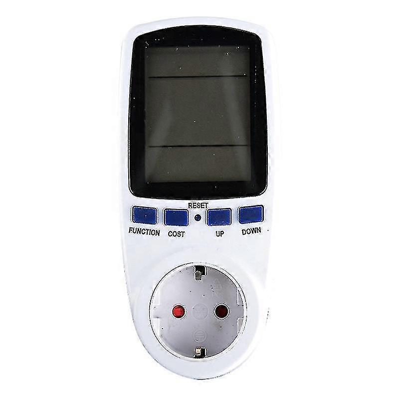 230v Ac Eu Digital Lcd Power Meter Wattmeter Socket Wattage Kwh Energy Meter Measuring Outlet Power Analyzer