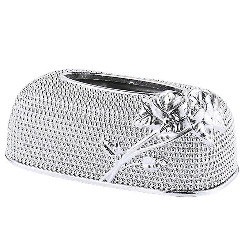 European Style Napkin Box Large Capacity Plastic Decorative Elegant Tissue Container Desktop Decor