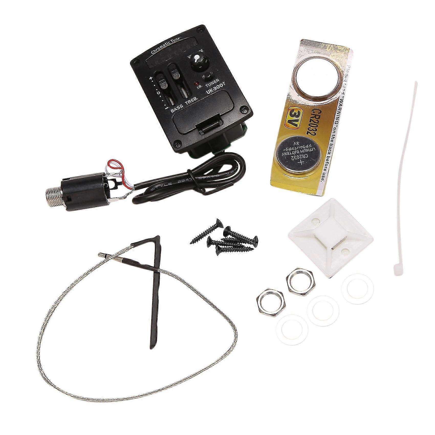 Practical Guitar Pickup, Volume Control 2band Guitar Preamp, Beginners For Ukulele Classical Guita