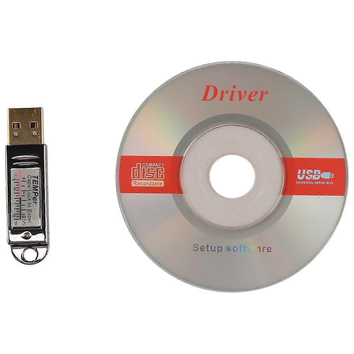 USB-termometer temperatursensor datalogger opptaker for PC Windows XP Vista/7