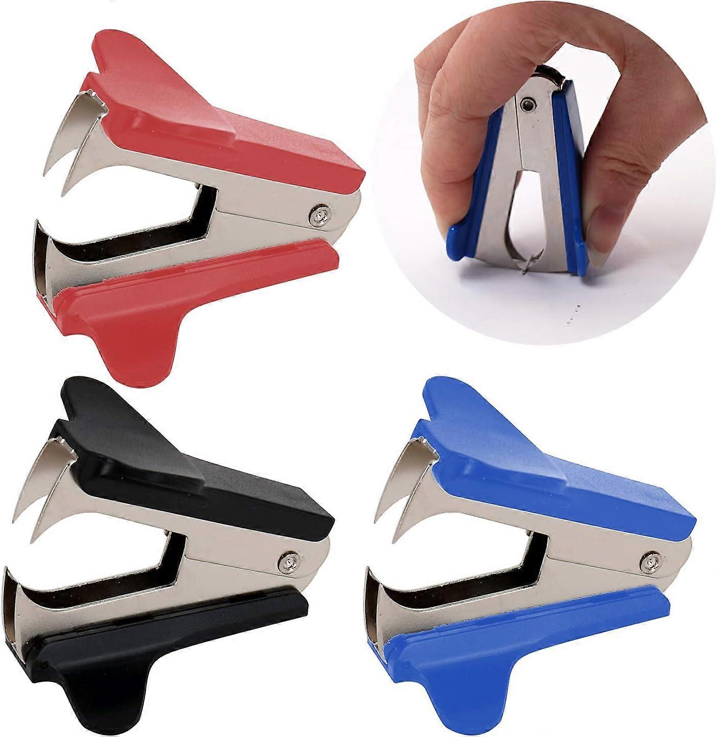 Staple Remover, 3 Pack Professional Duty Tool Staple Remover with Steel Jaw Mini Staple Remover Staple Remover Staple Remover Tool for School Office a