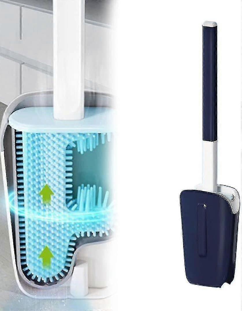 No Dead Corner Cactus Toilet Brush, Silicone