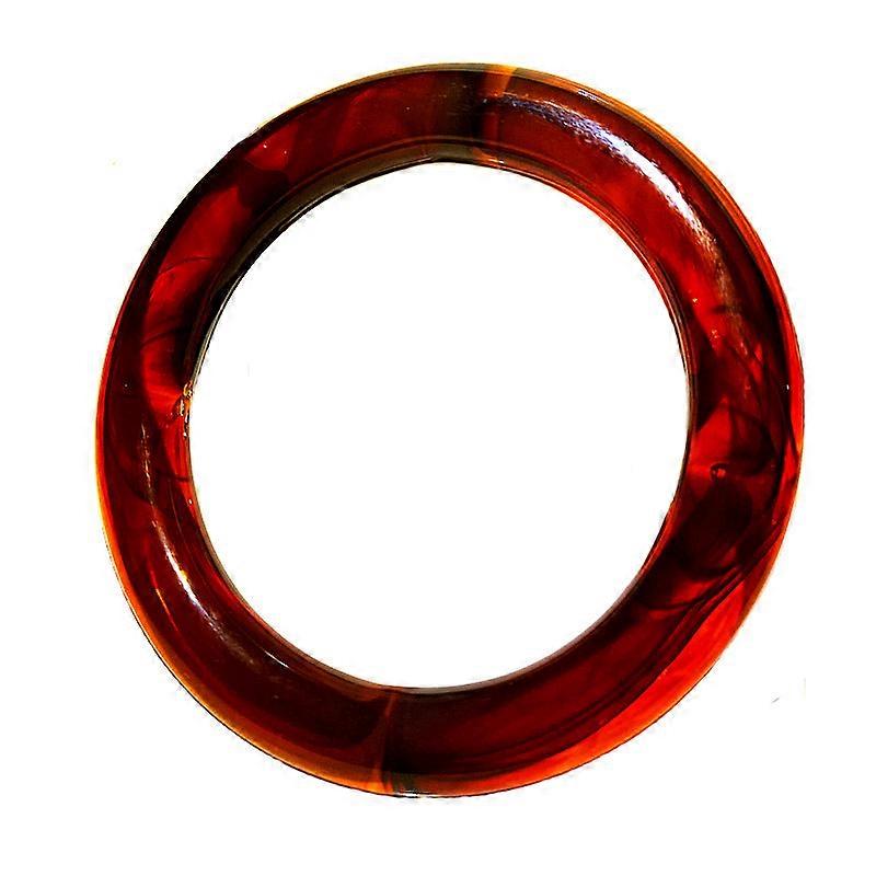 Resin Bangle Caramel color circular Bracelet