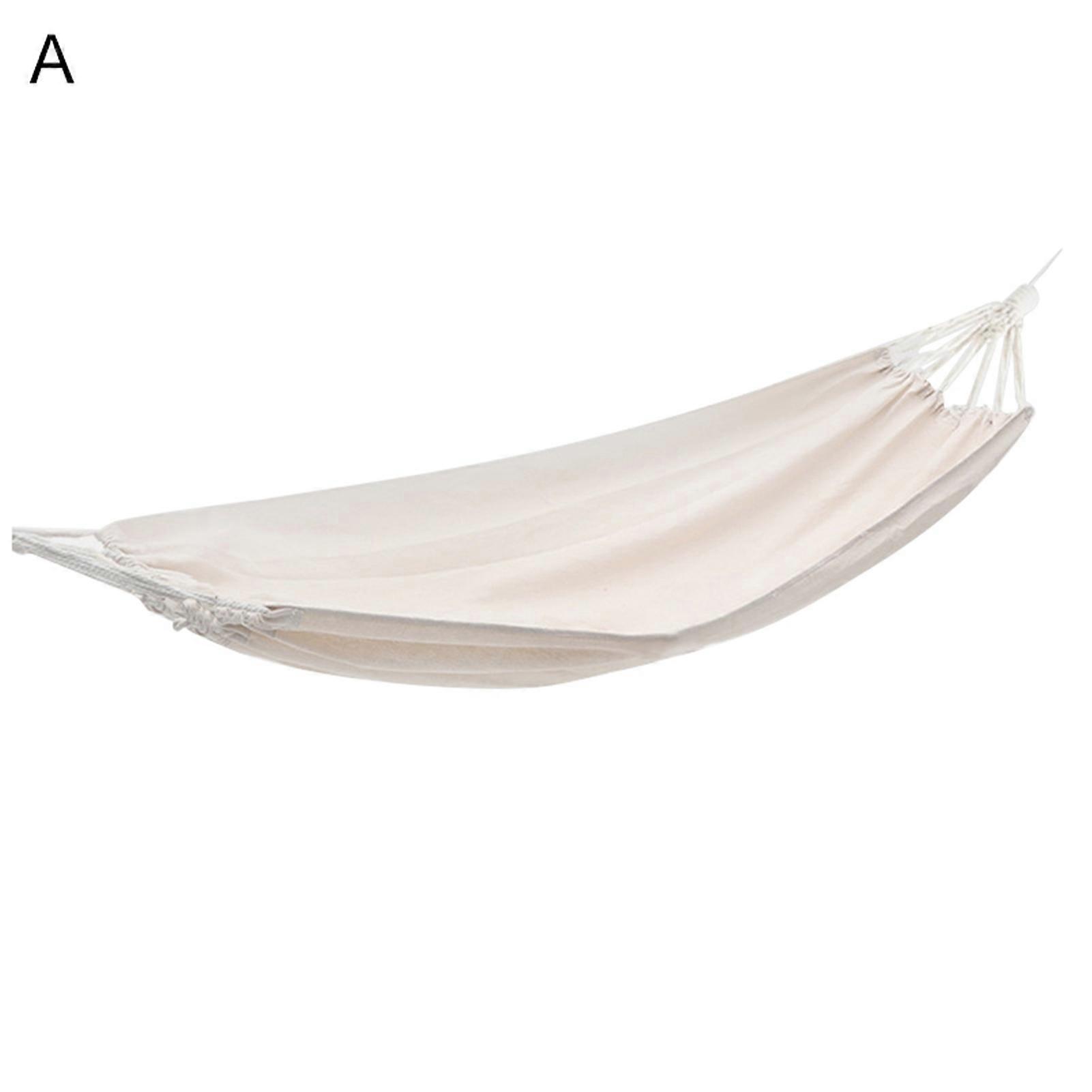 Kaesi Outdoor Hammock Comfortable Portable Canvas Strong Bearing Camping Hammock for Dormitory
