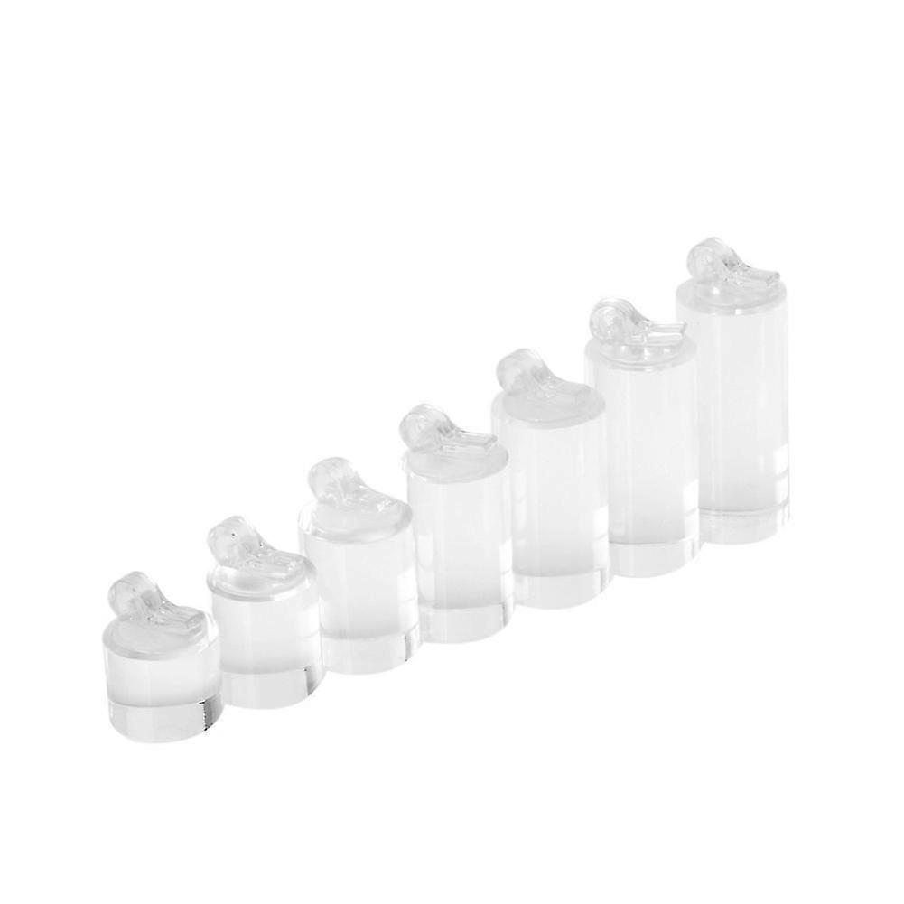 7pcs Ring Stand Jewelry Display Holder Showcase Ring Display Stands For Show