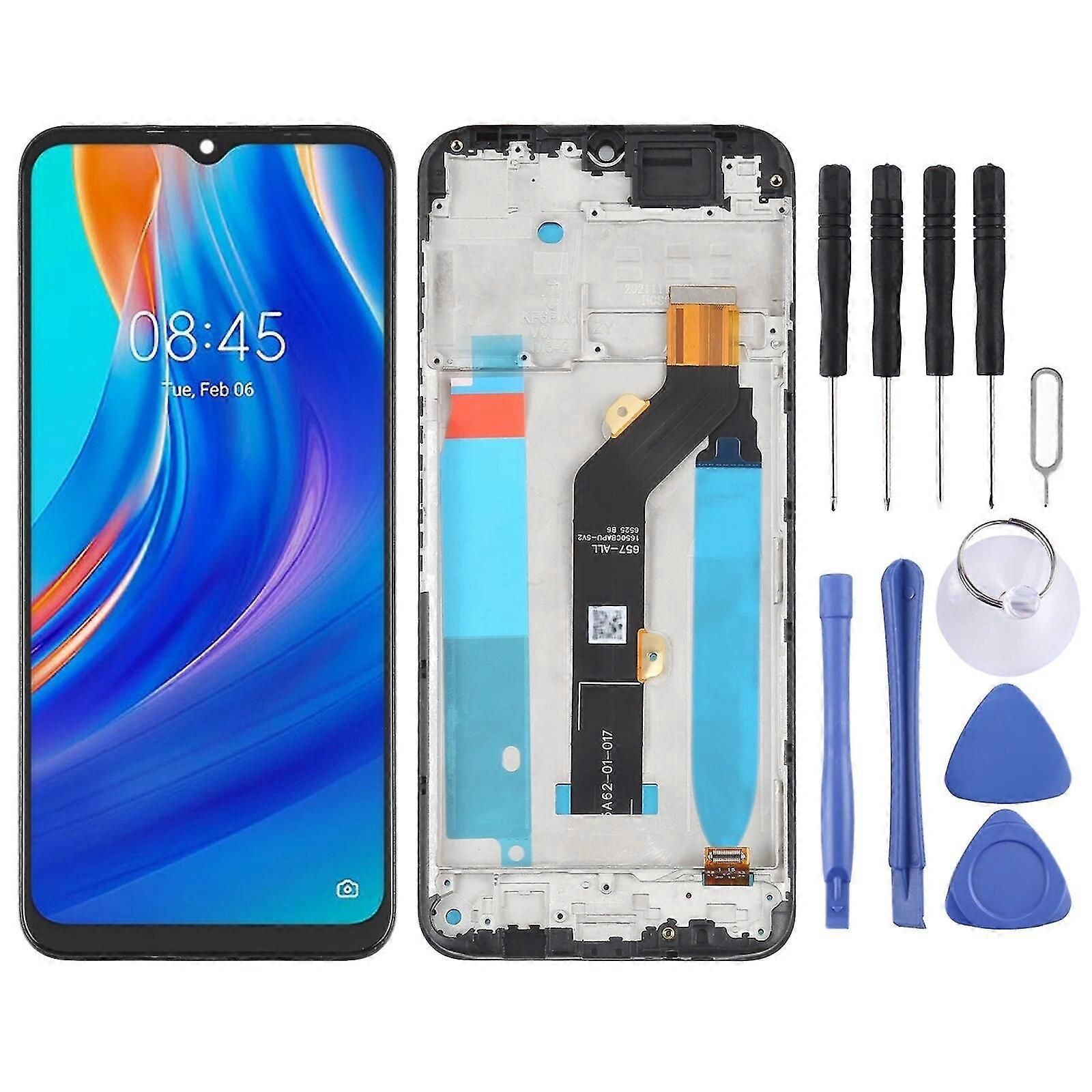 Oem Lcd Screen Compatible Tecno Spark 7t Digitizer Full Assembly With Frame