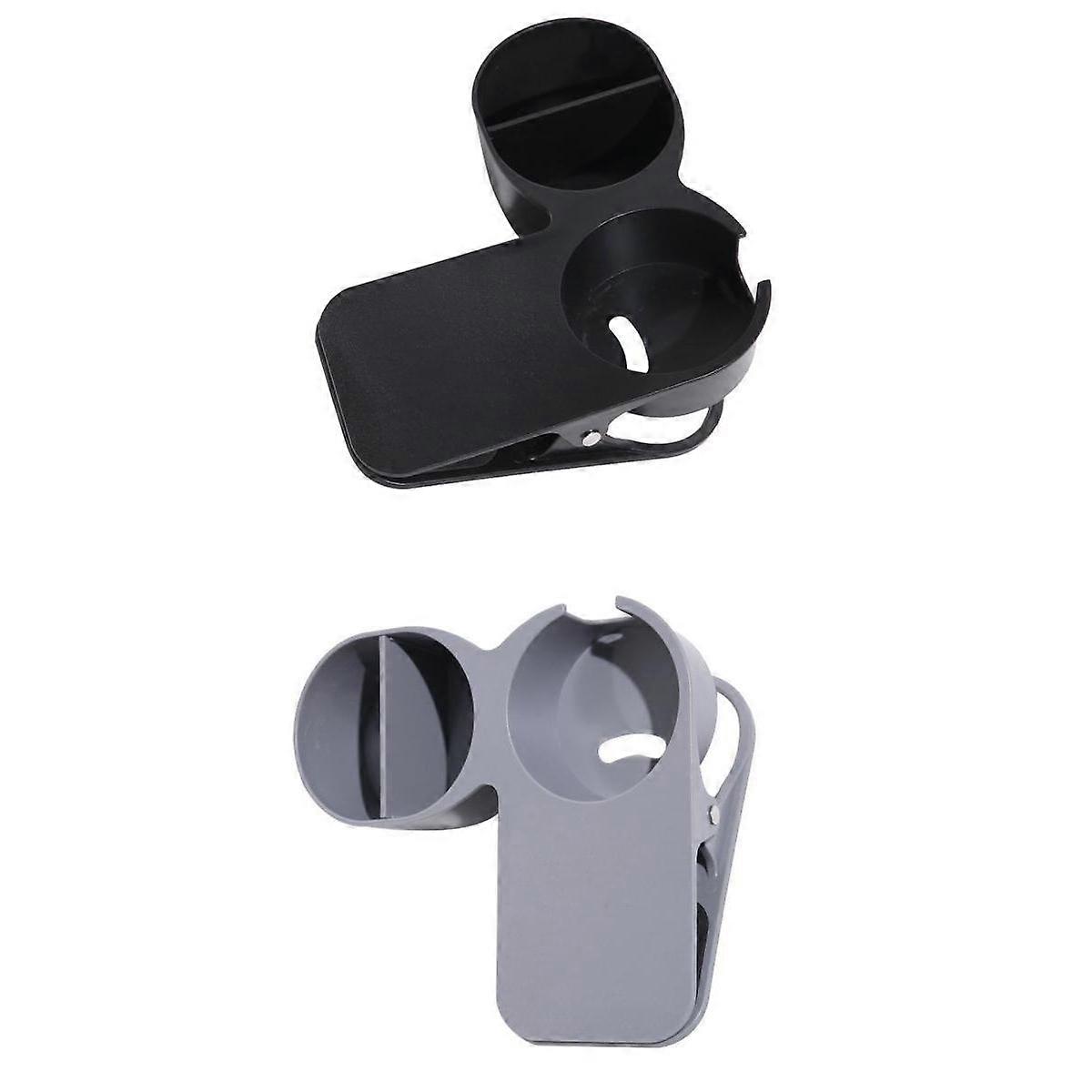 2pcs Multi-functional Home Office Table Desktop Cup Holder Clamp Clip