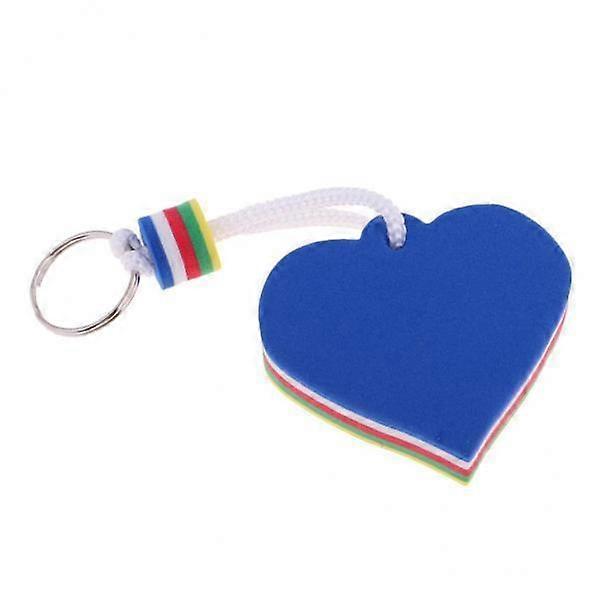 7xHeart Shaped Foam Floating Keyring Key Float for Boating Yachting Sailing