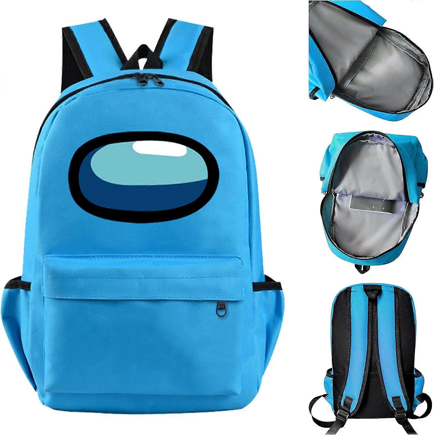 travel backpack school bag, light blue backpack, laptop