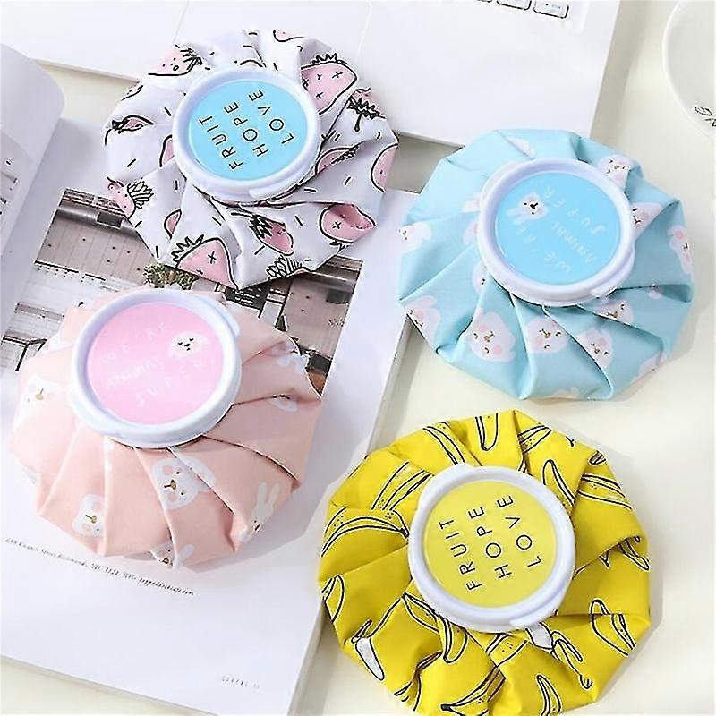 1pc Cartoon Hot Water Bottle Bag Dual Use Summer Ice Bag Reusable Knee Head Leg Relief Pain Ice Bag Hand Warmer