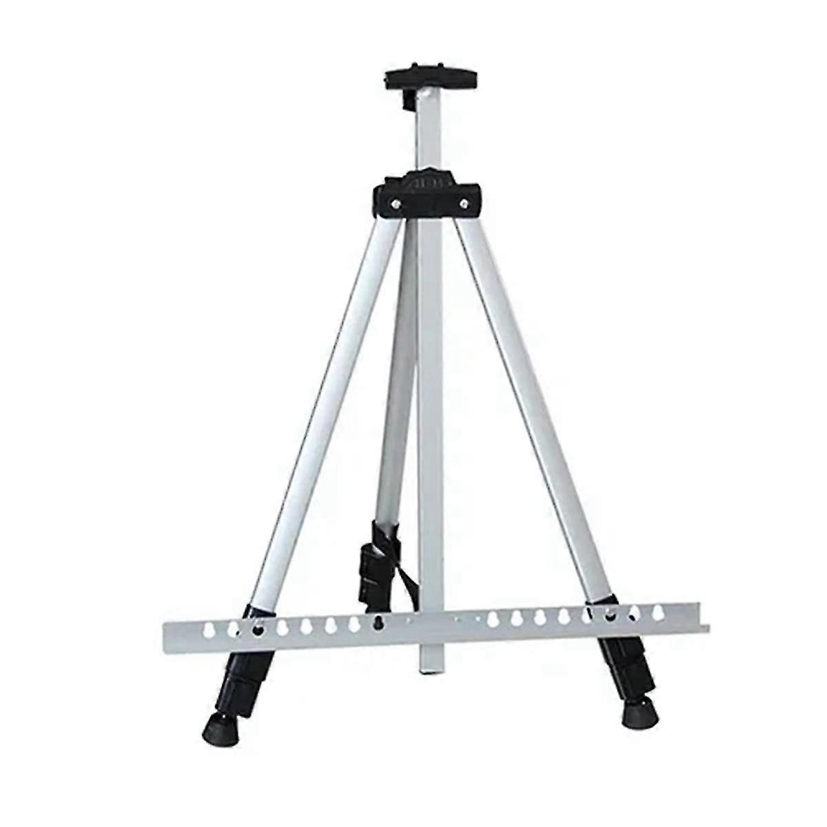 1.6m Tripod Display Rack Travel Painting Easel Telescopic Folding Portable Shelf For Outdoor Travelling Decoration B