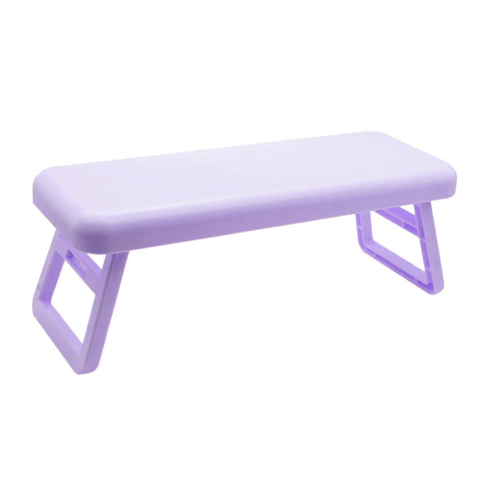 Nail Arm Rest Non Slip Nail Hand Rest Stand Arm Rest for Nail Technician Use violet