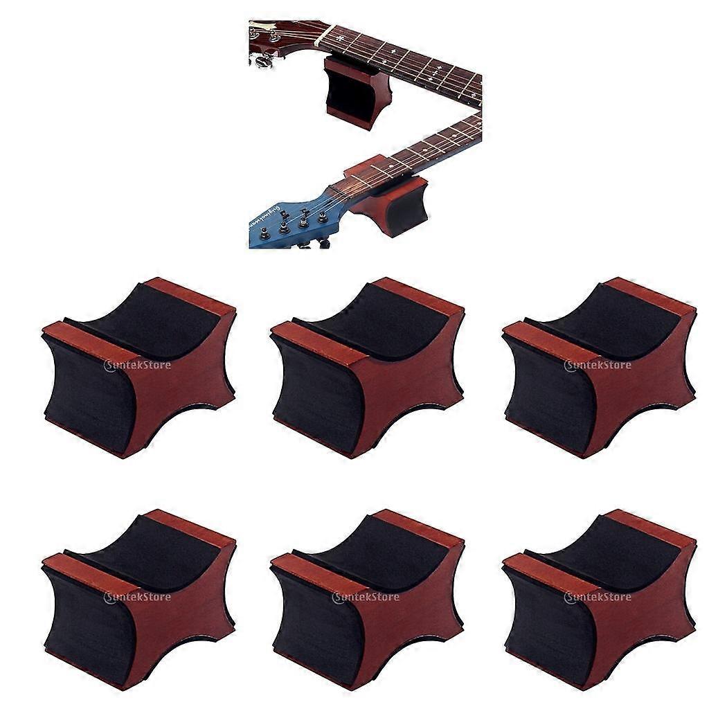 6Pieces Gitarr Nackstöd Stödkudde För Gitarr Rengöring Reparationsverktyg