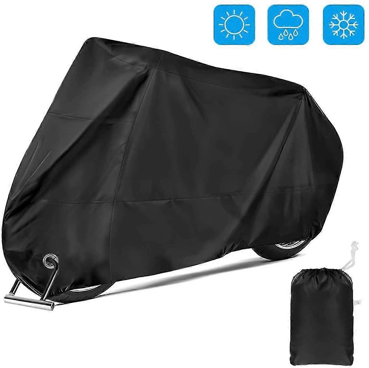 Bicycle Cover Waterproof With Reflective Strips Lock Holes