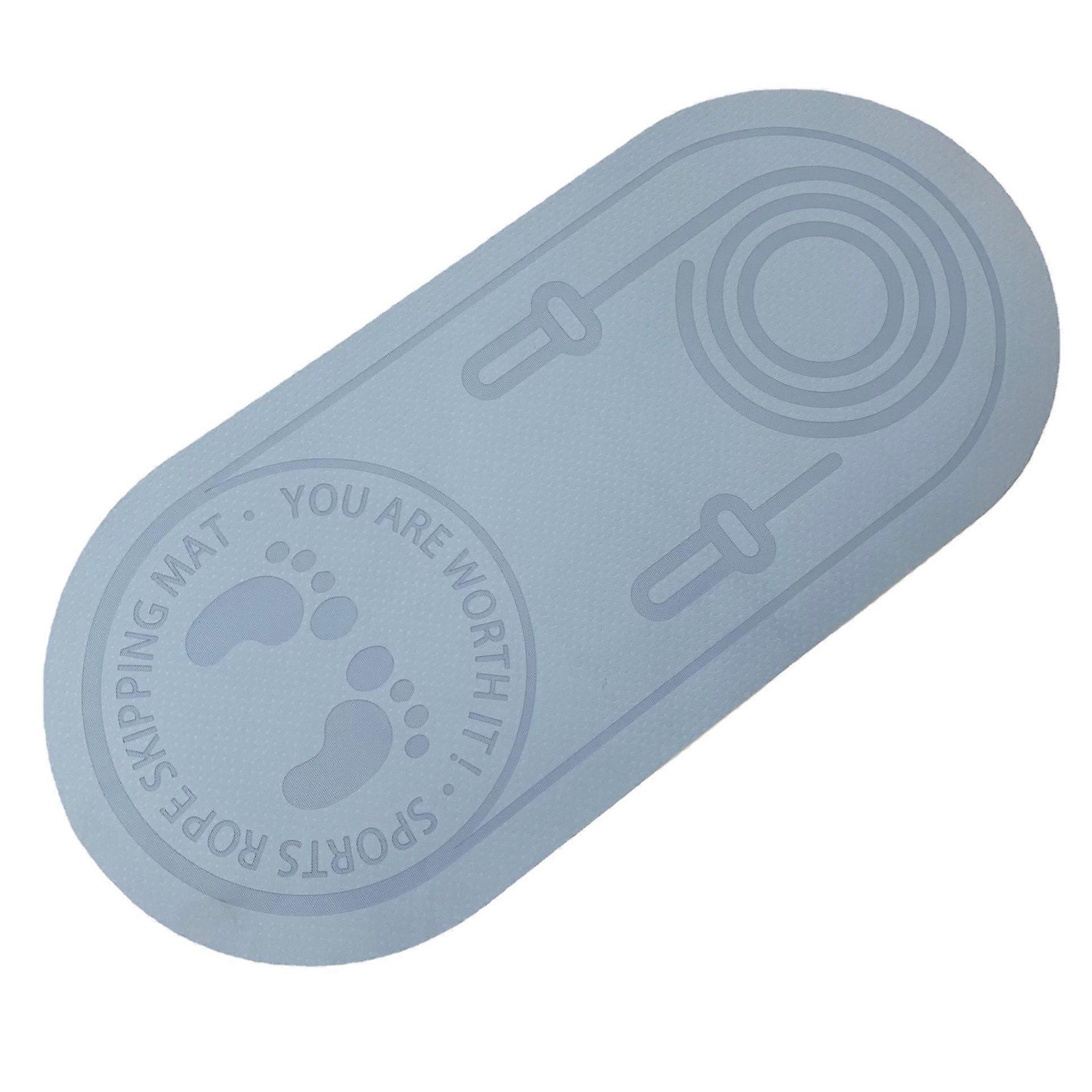 Rope Skipping Exercise Workout Mat - 6mm/8mm Thickened Mute Noise Reduction Jump Rope Mat, Durable and Non-Slip Mat, Suitable for Yoga and Pilates