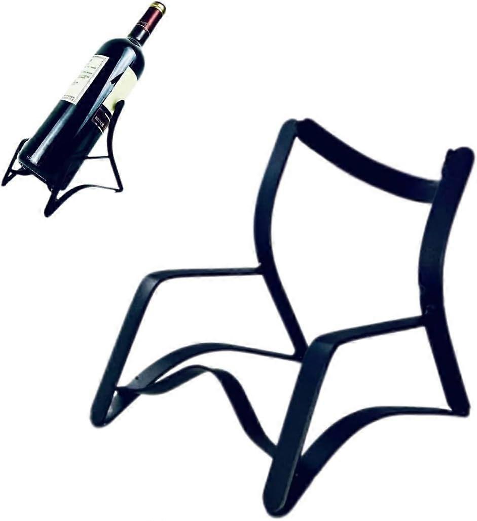 wine rack, artistic stand for wine, seat wine, single wine stand