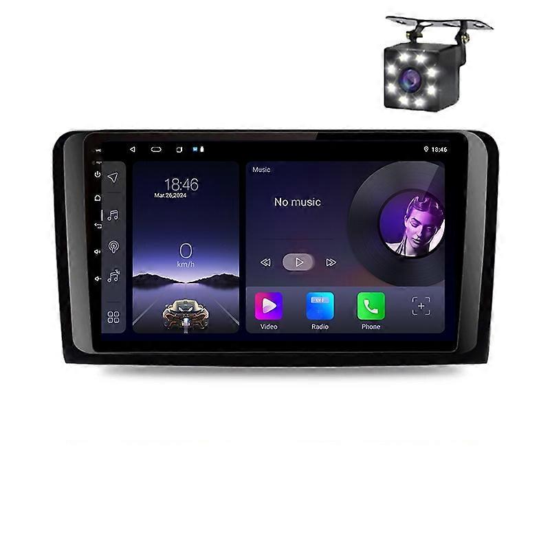 Android 14 Car Radio For Benz ML GL ML350 GL320 X164 2005-2009 Multimedia Player Stereo